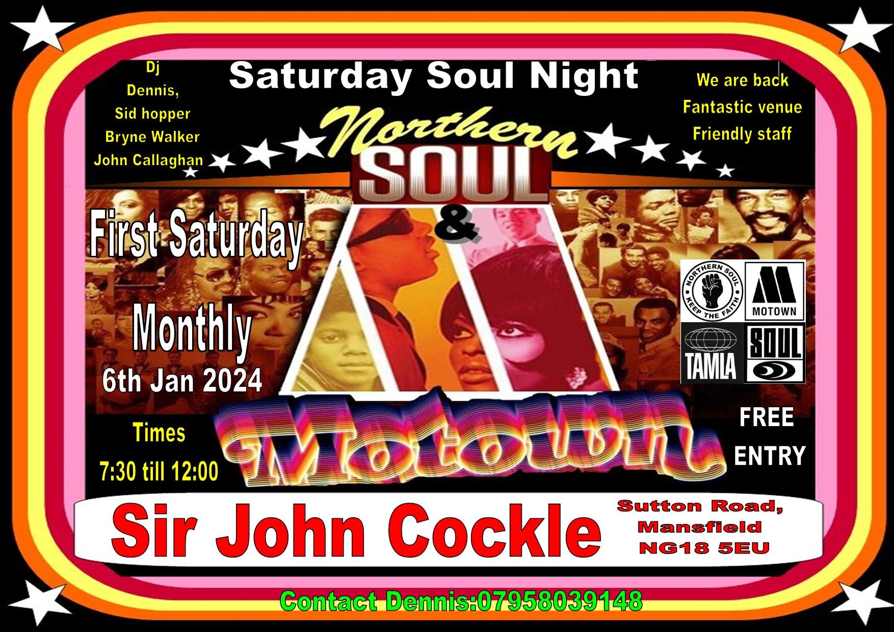 Sir John Cockle Soul Night