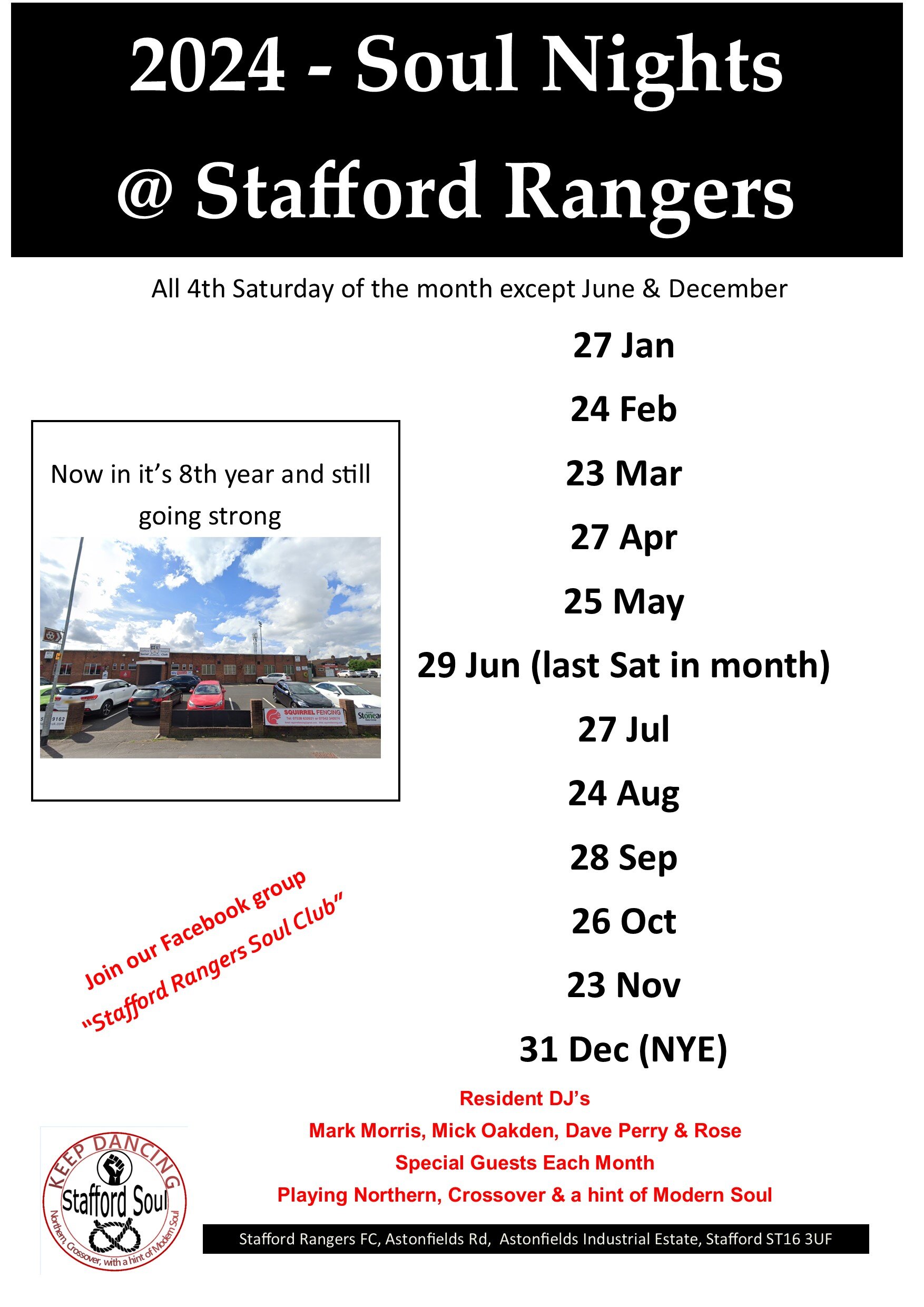 Soul Nights  Stafford Rangers