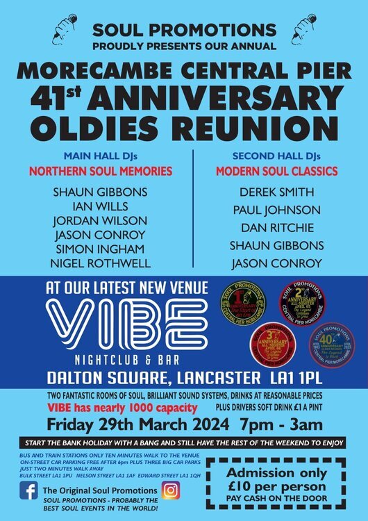 Morecambe Central Pier 41st Anniversary Oldies Reunion