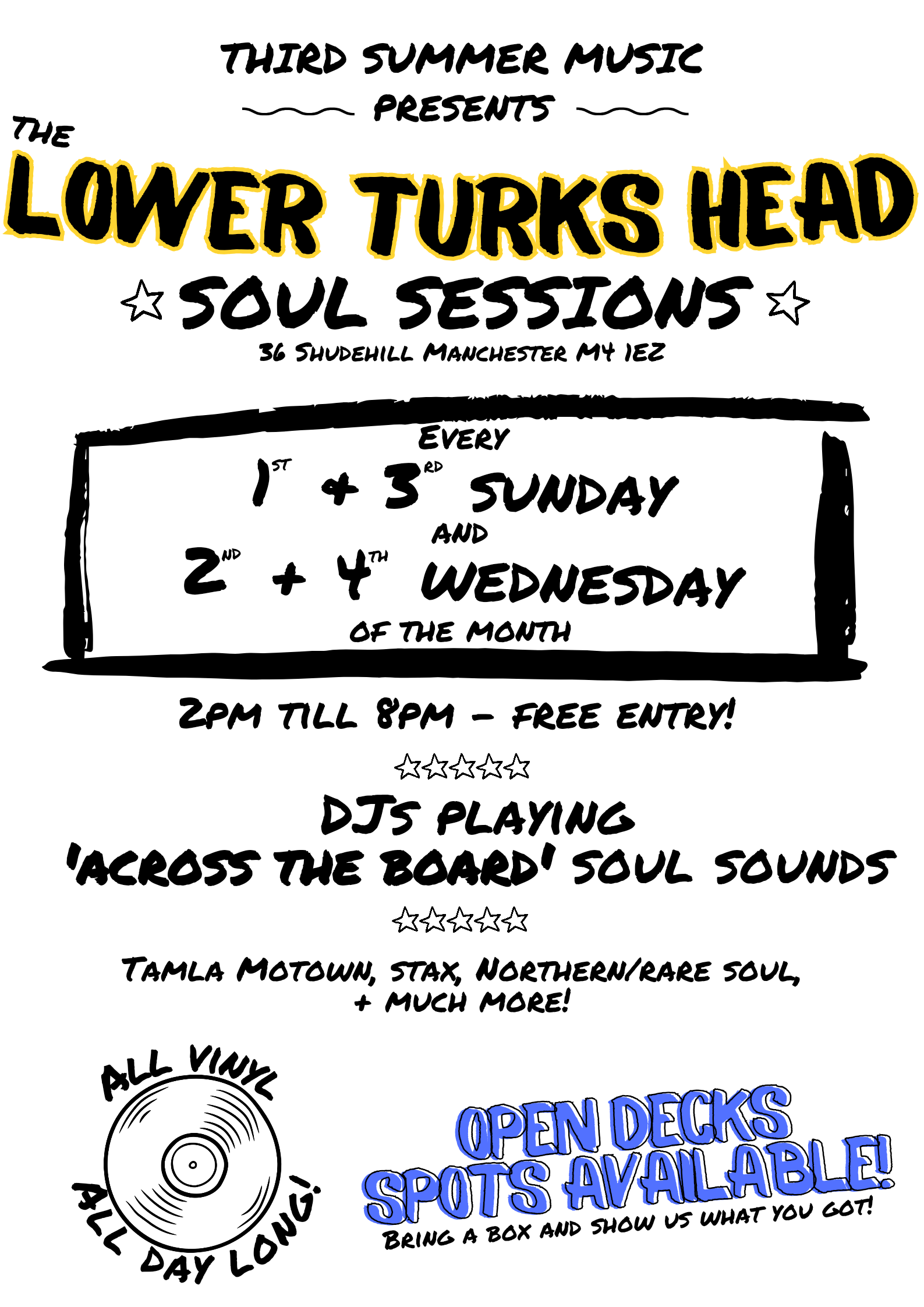 Afternoon Soul Session  Open Decks