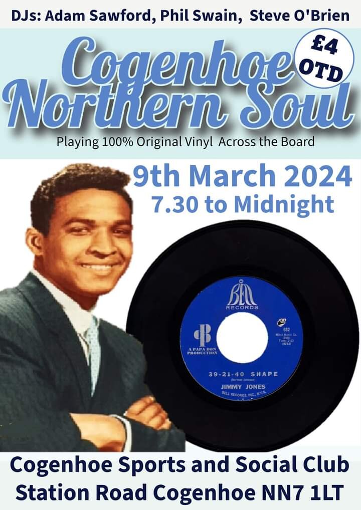 Northern Soul Night Cogenhoe Northampton