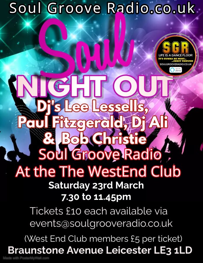 Soul Groove Radio Soul Night Event