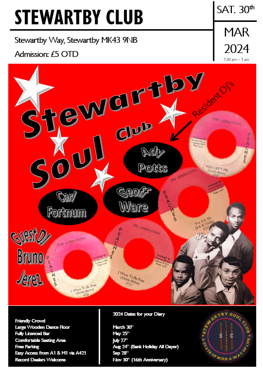 Stewartby Soul Night Nr Bedford  Stewartby Beds