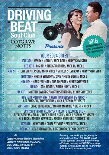 Notts Northern Soul With Driving Beat