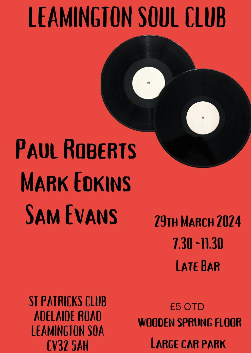 Leamington Soul Club Night