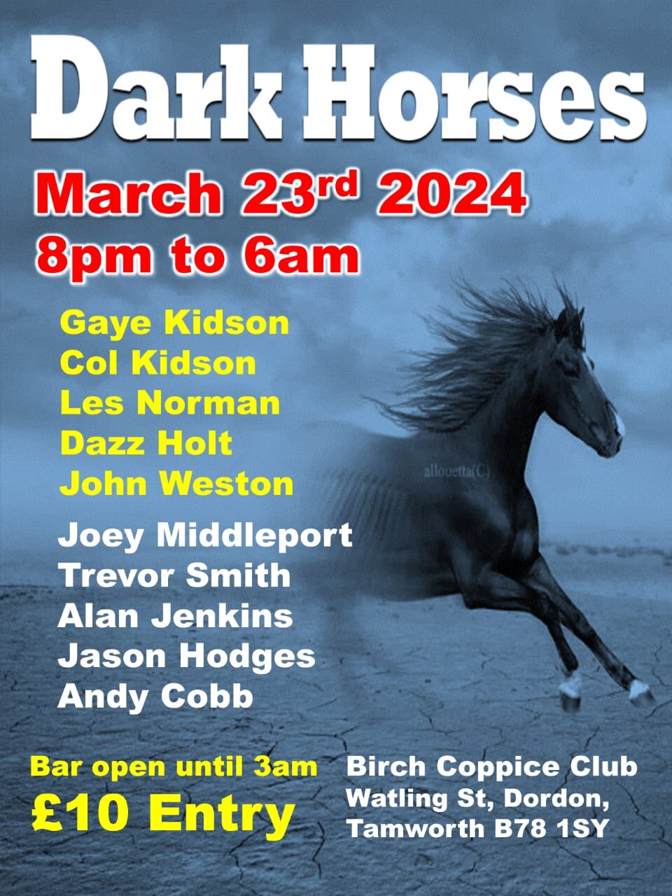 Dark Horses Niter  Dordon Tamworth
