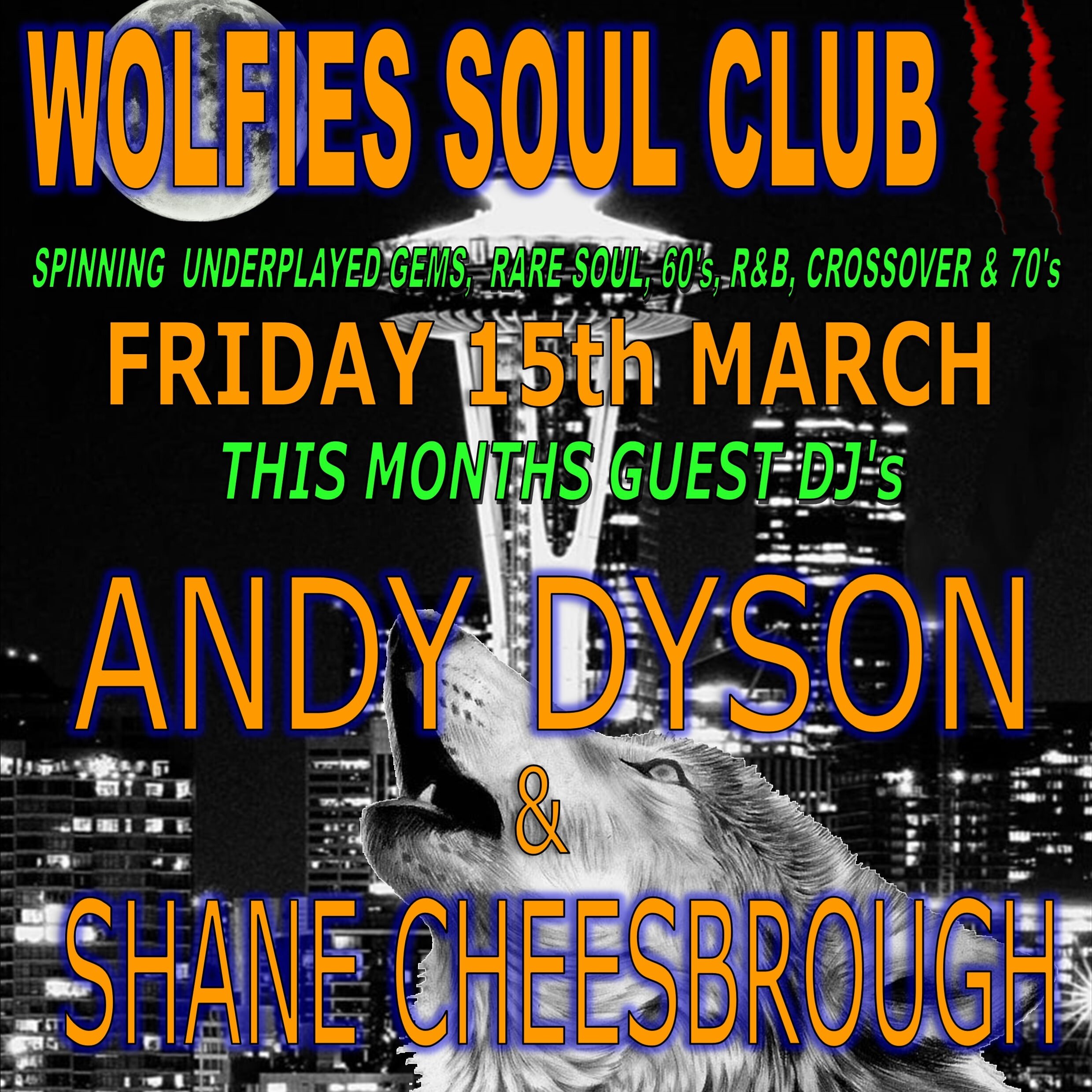 Wolfies Soul Club  Andy Dyson  Shane Cheesbrough