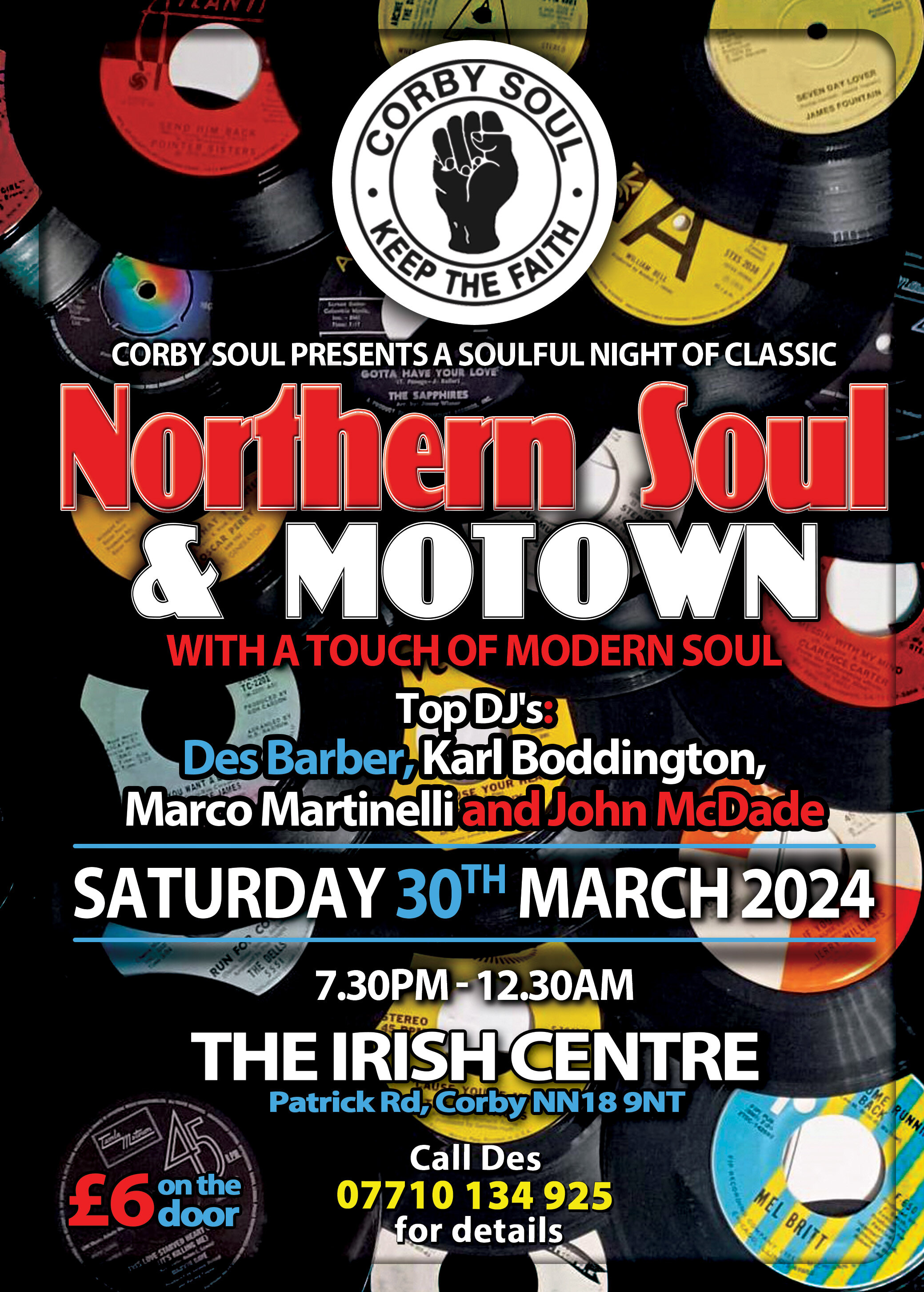 Corby Soul Classic Northern Soul Motown  Modern Night