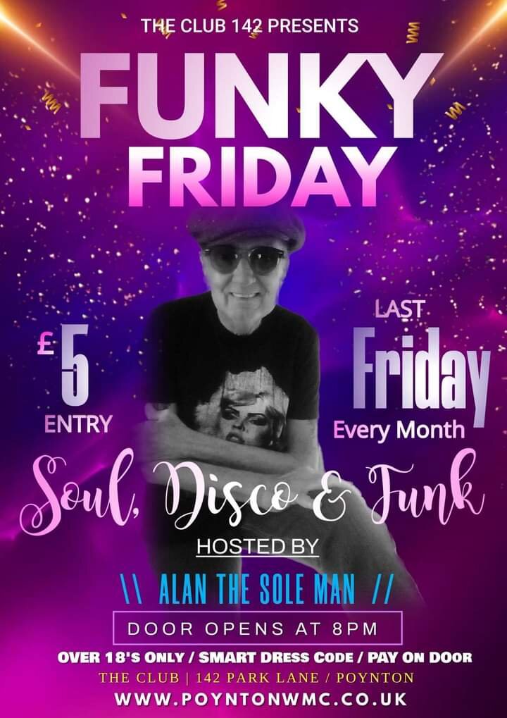 Funky Friday  Poynton Working Mens Club