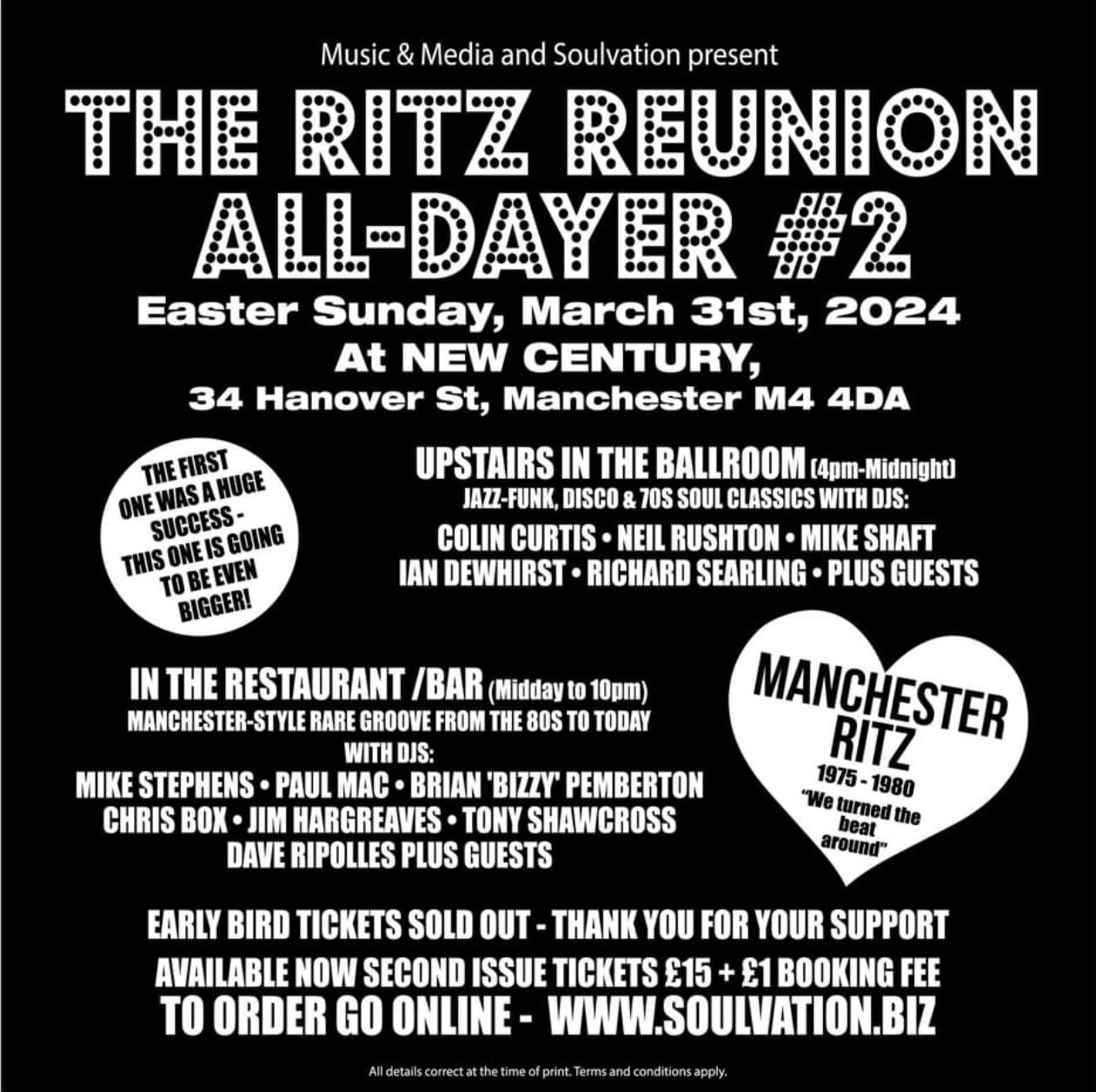 Manchester Ritz Reunion Alldayer 2