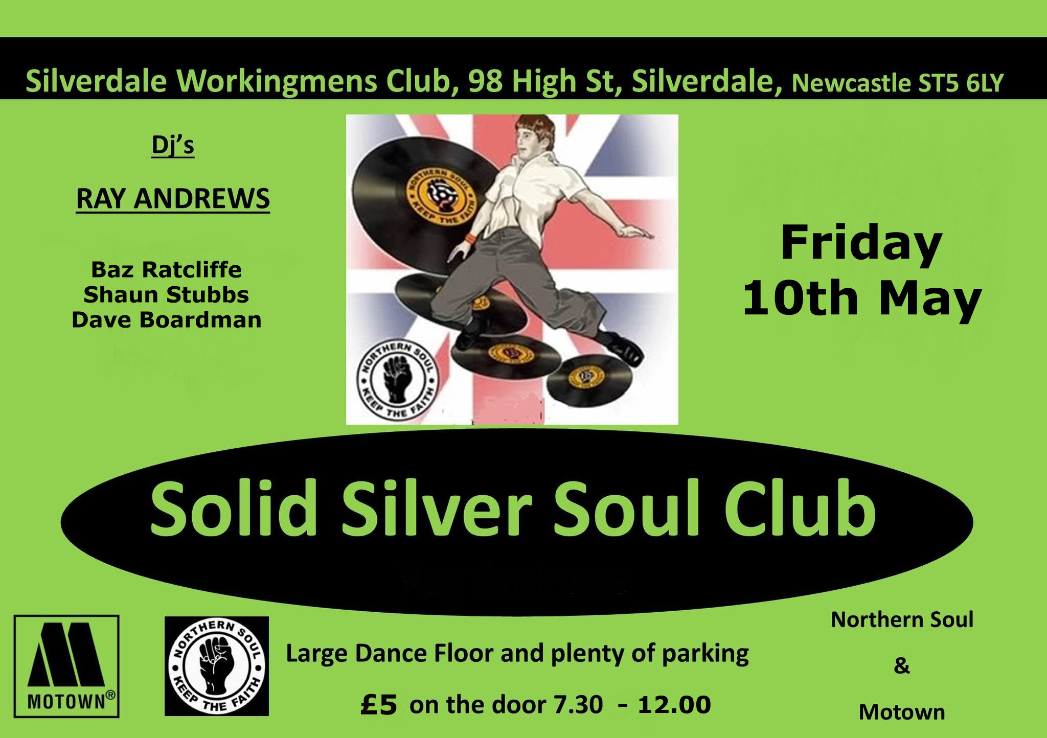 Solid Silver Soul Club Silverdale Staffs