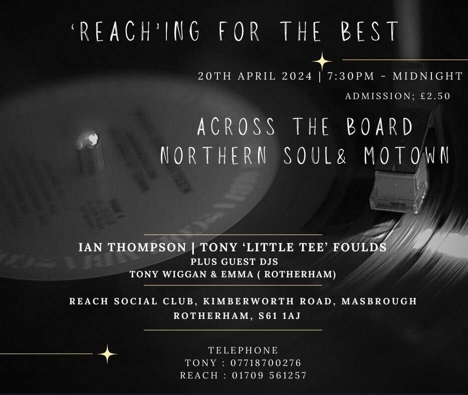 Reachin For The Best Northern Soul Club