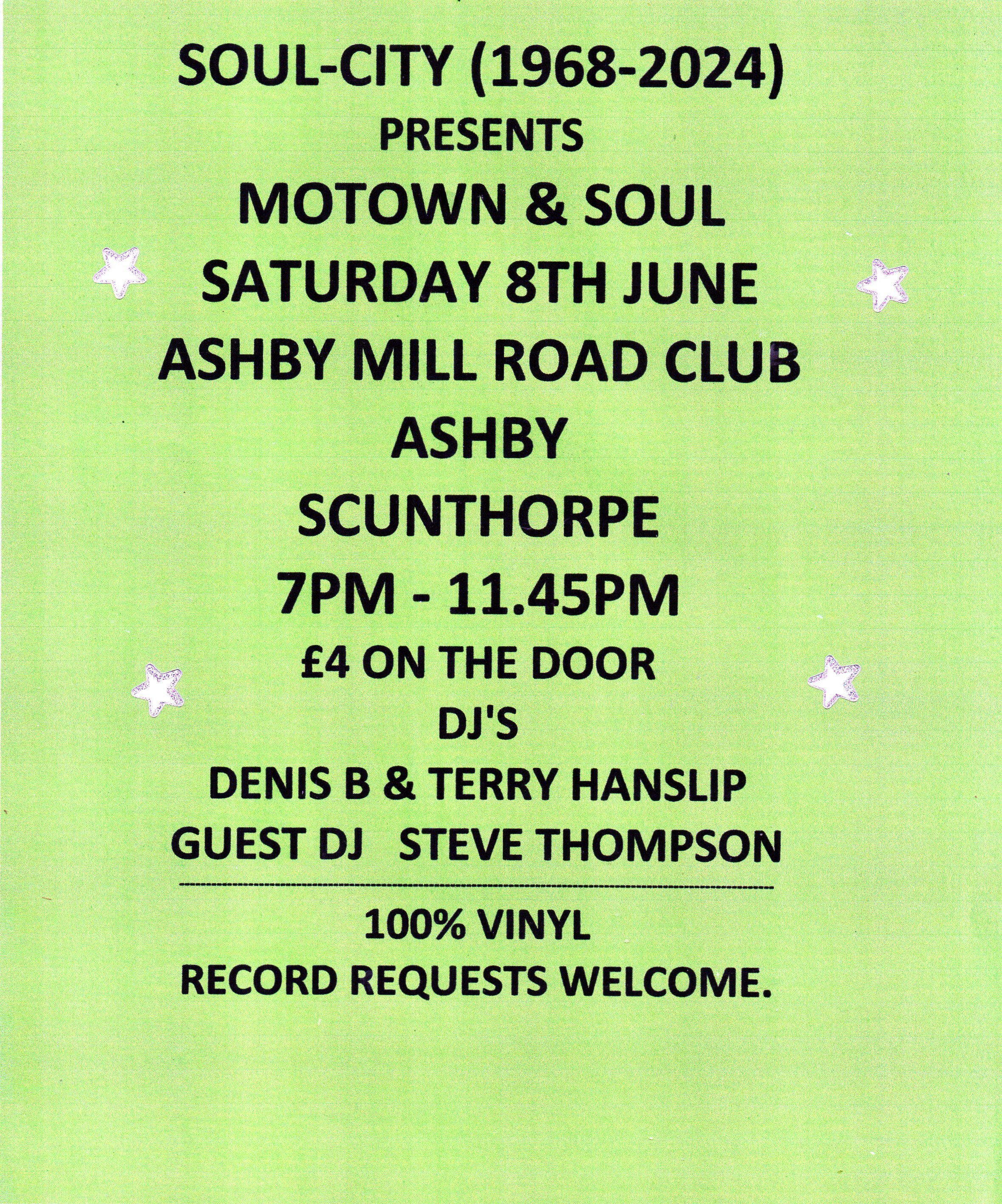 Scunthorpe Ashby Mill Road Club With Soulcity