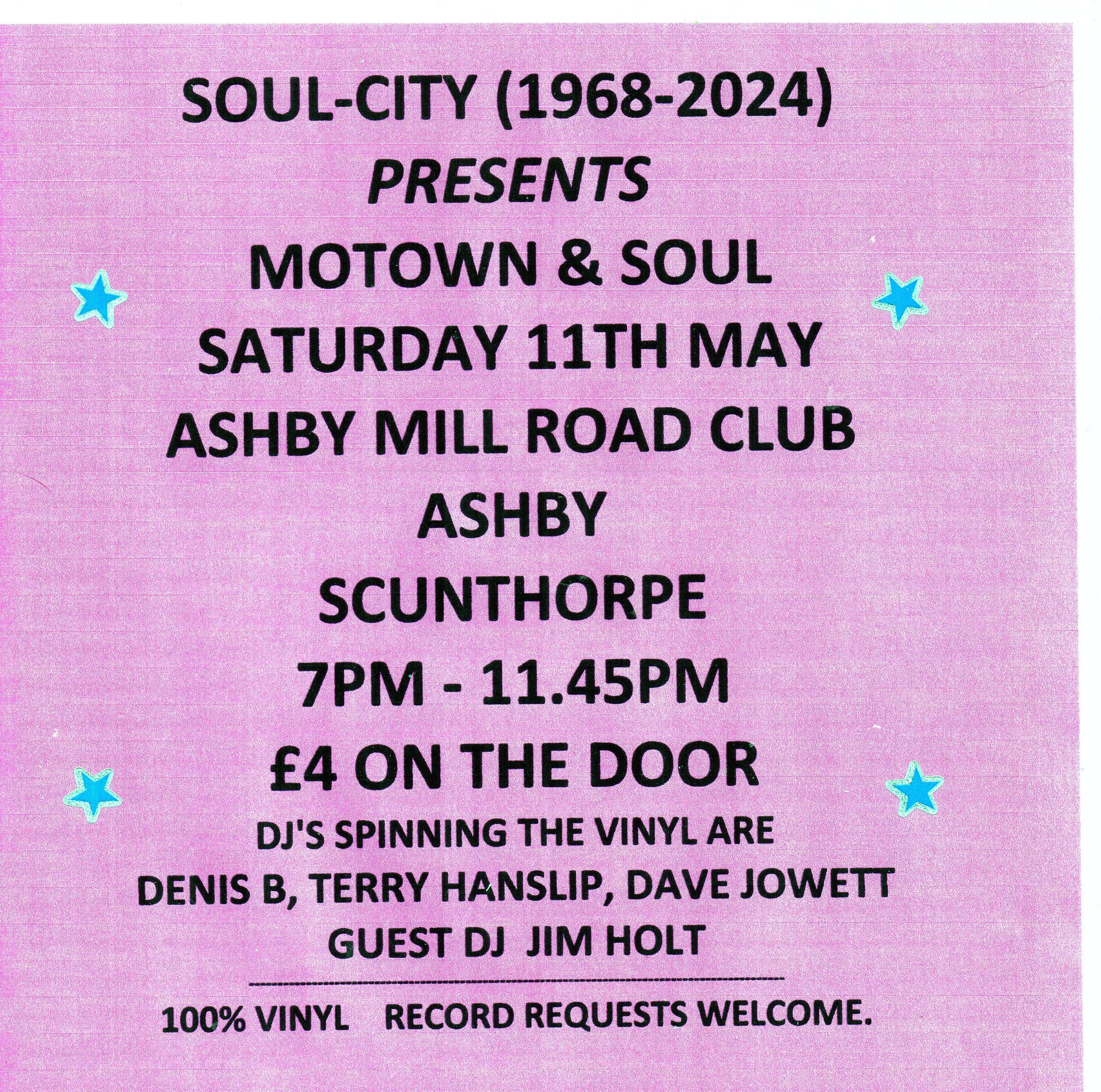 Scunthorpe Ashby Mill Road Club With Soulcity