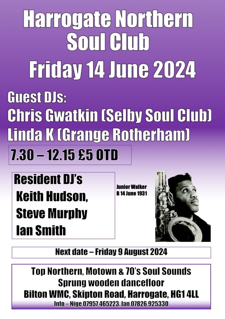 Harrogate Northern Soul Club Bilton