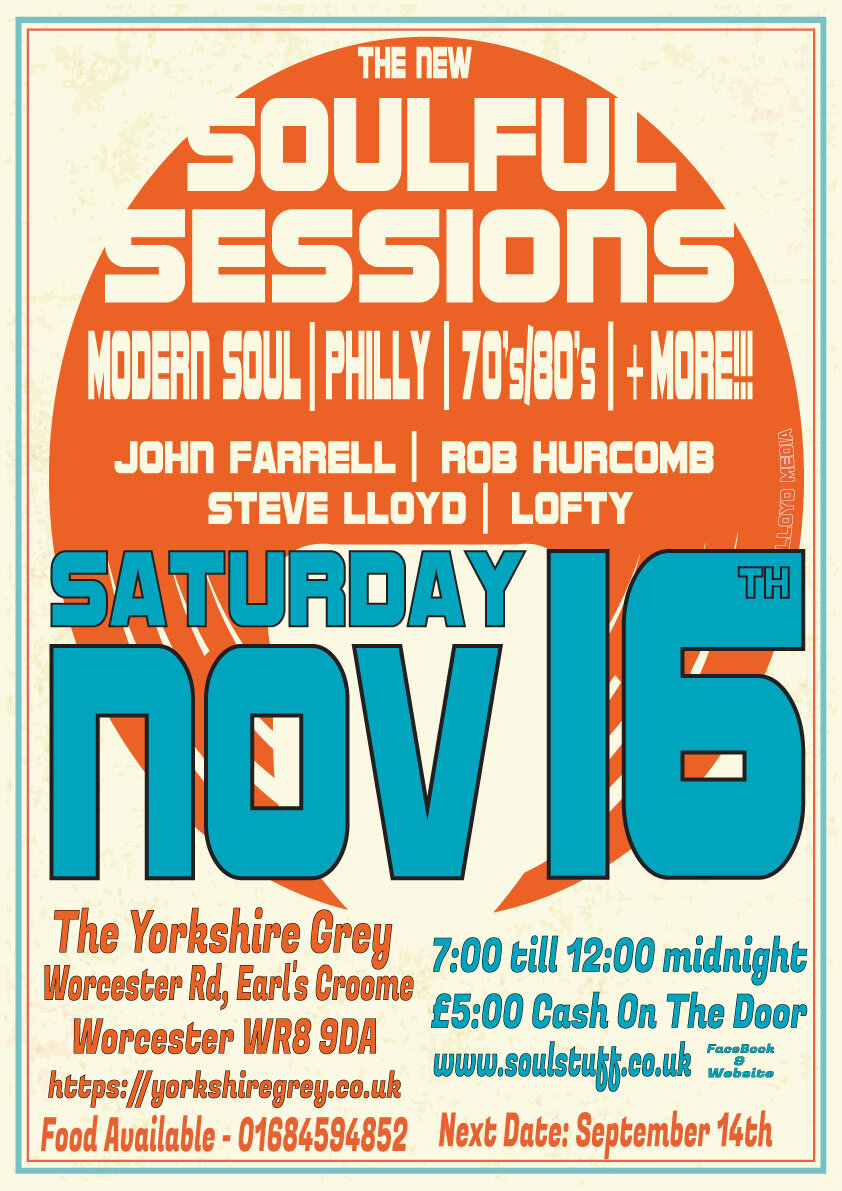 Soulful Sessions Worcester New Venue