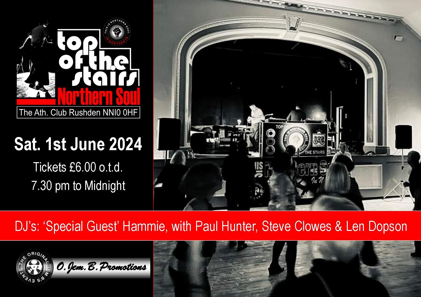 Top Of The Stairs Northern Soul Night