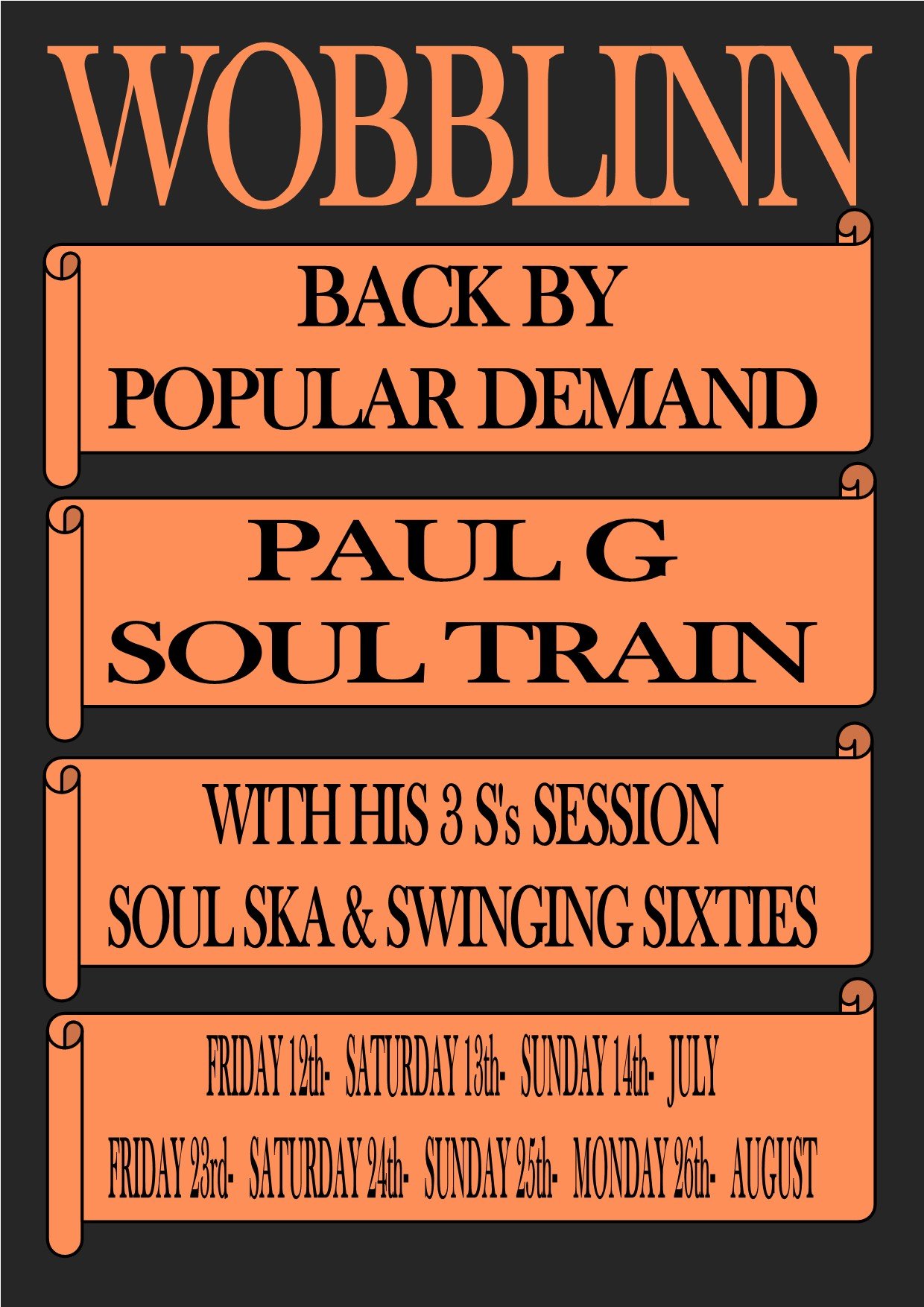 3 Ss Soul Ska Swinging Sixties  Wobblinn