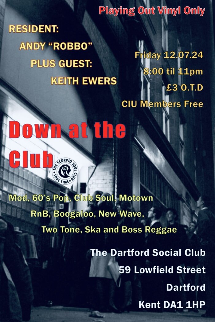 The Scorpio Soul Club Presents Down At The Club