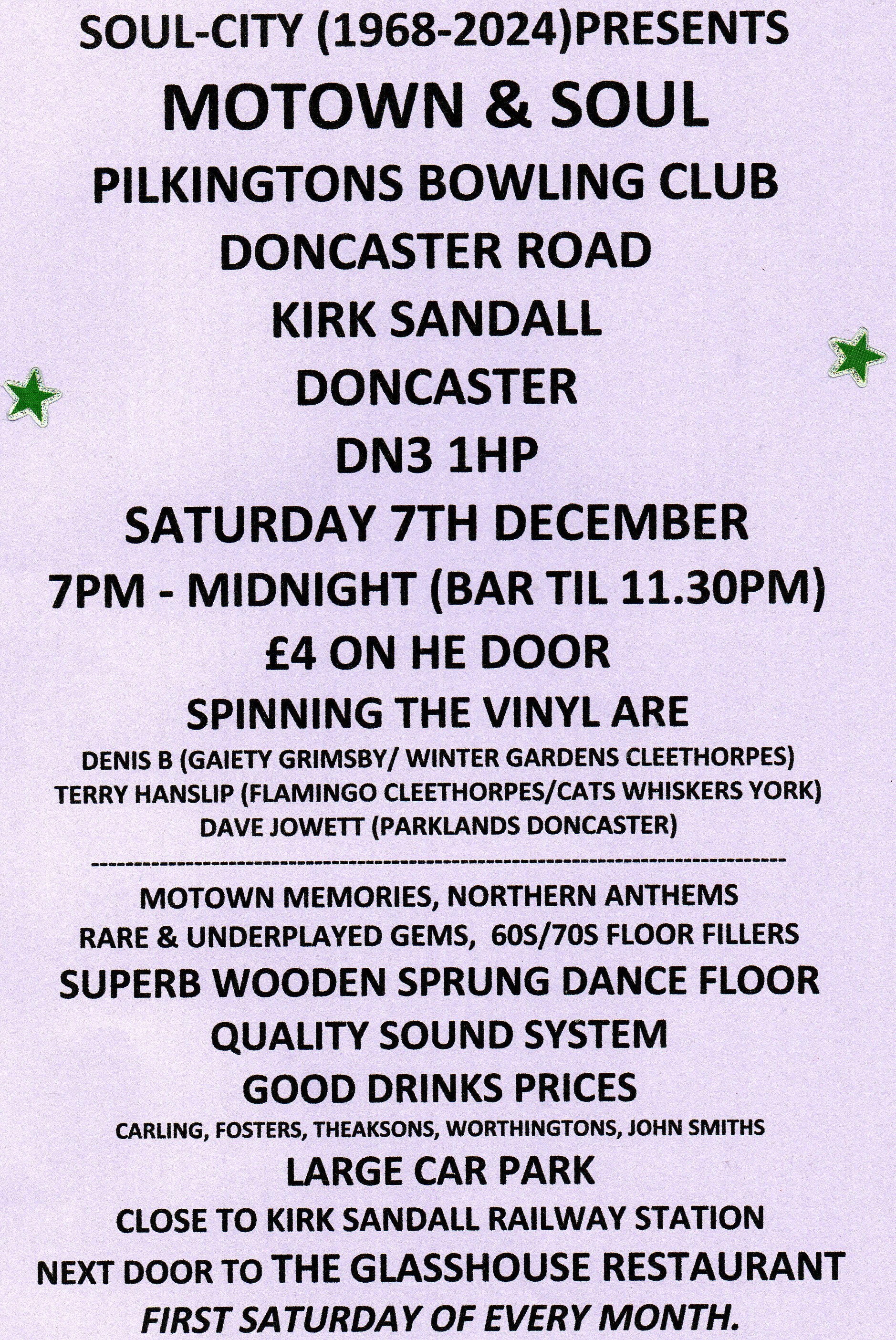 Doncaster Motown  Soul With Soulcity