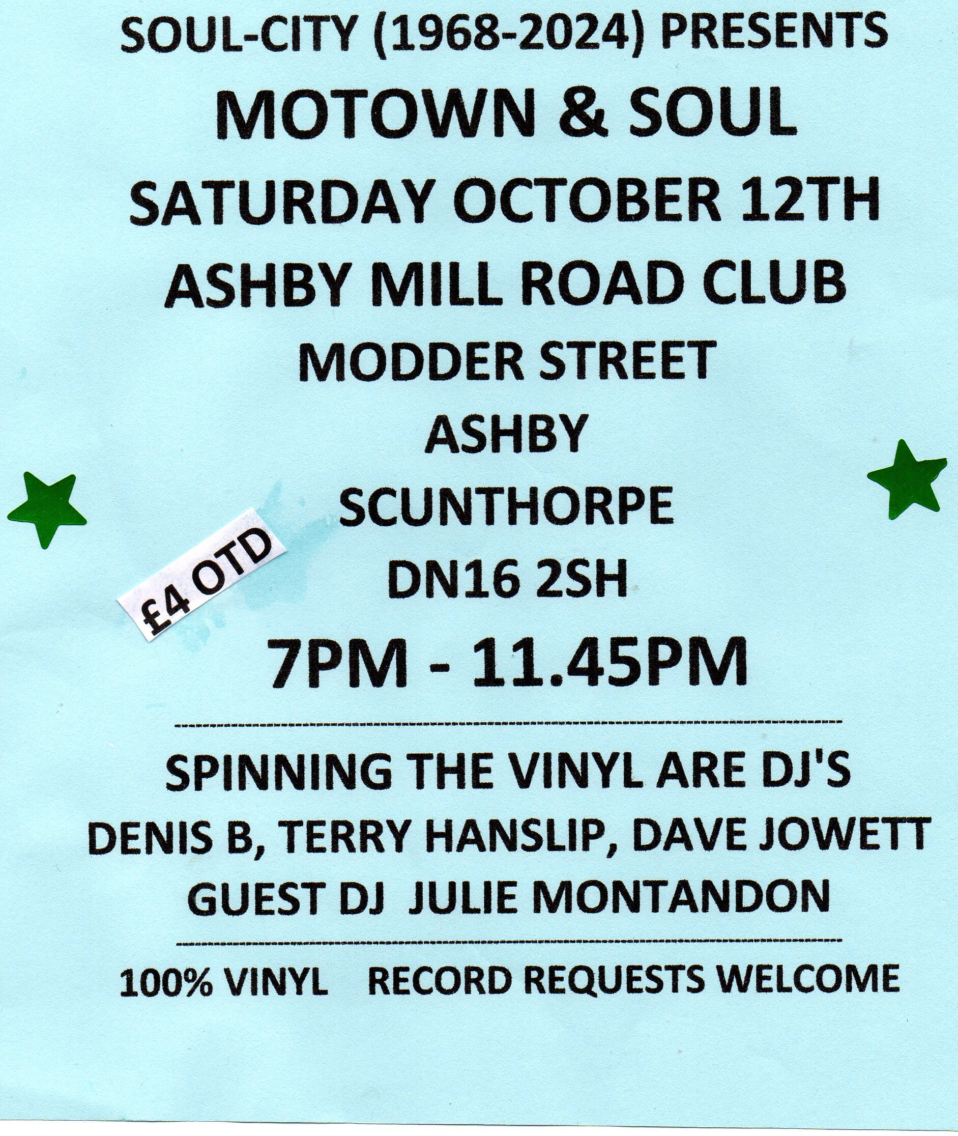 Scunthorpe Ashby Mill Road Club With Soulcity