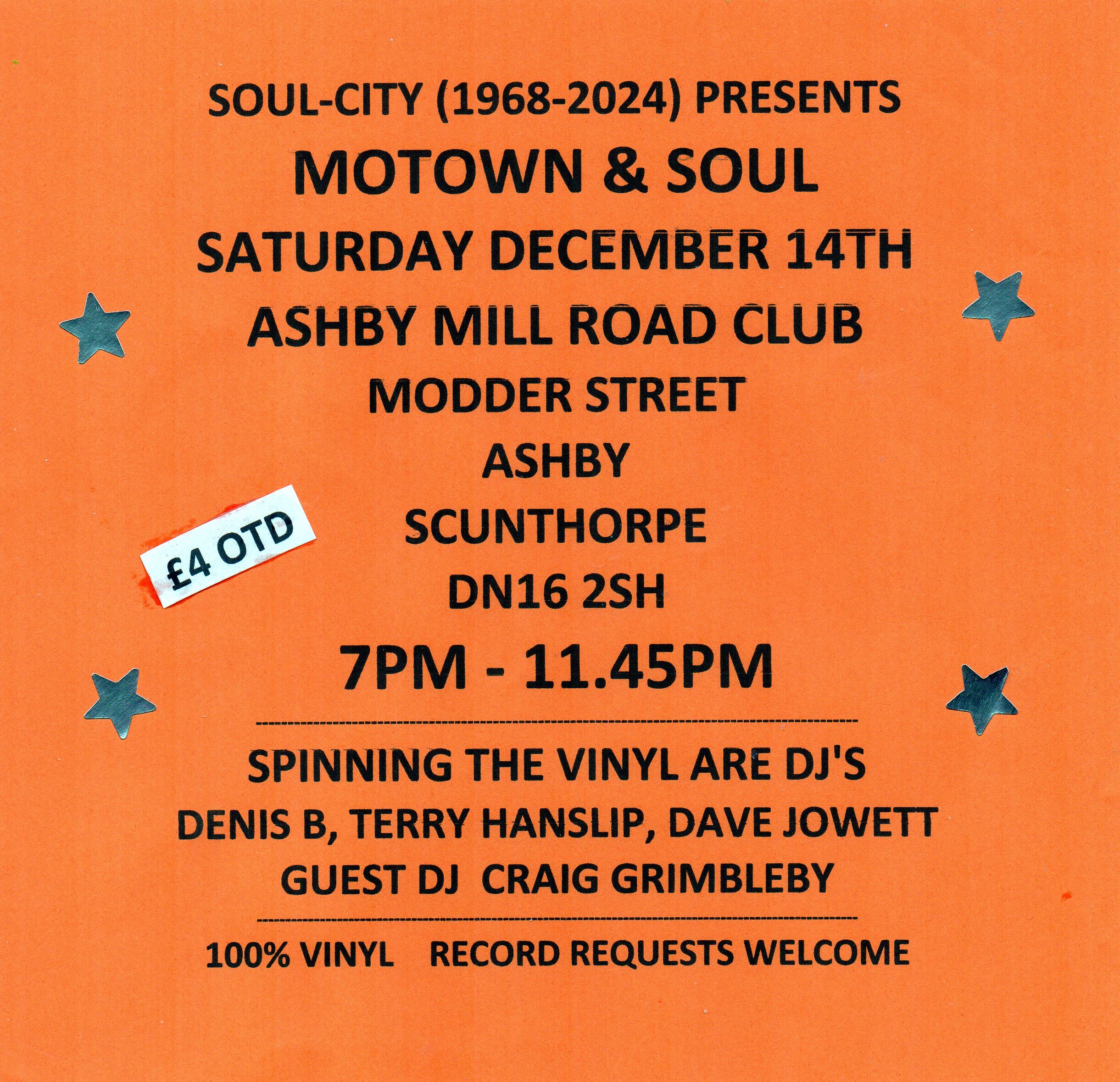 Scunthorpe Ashby Mill Road Club With Soulcity