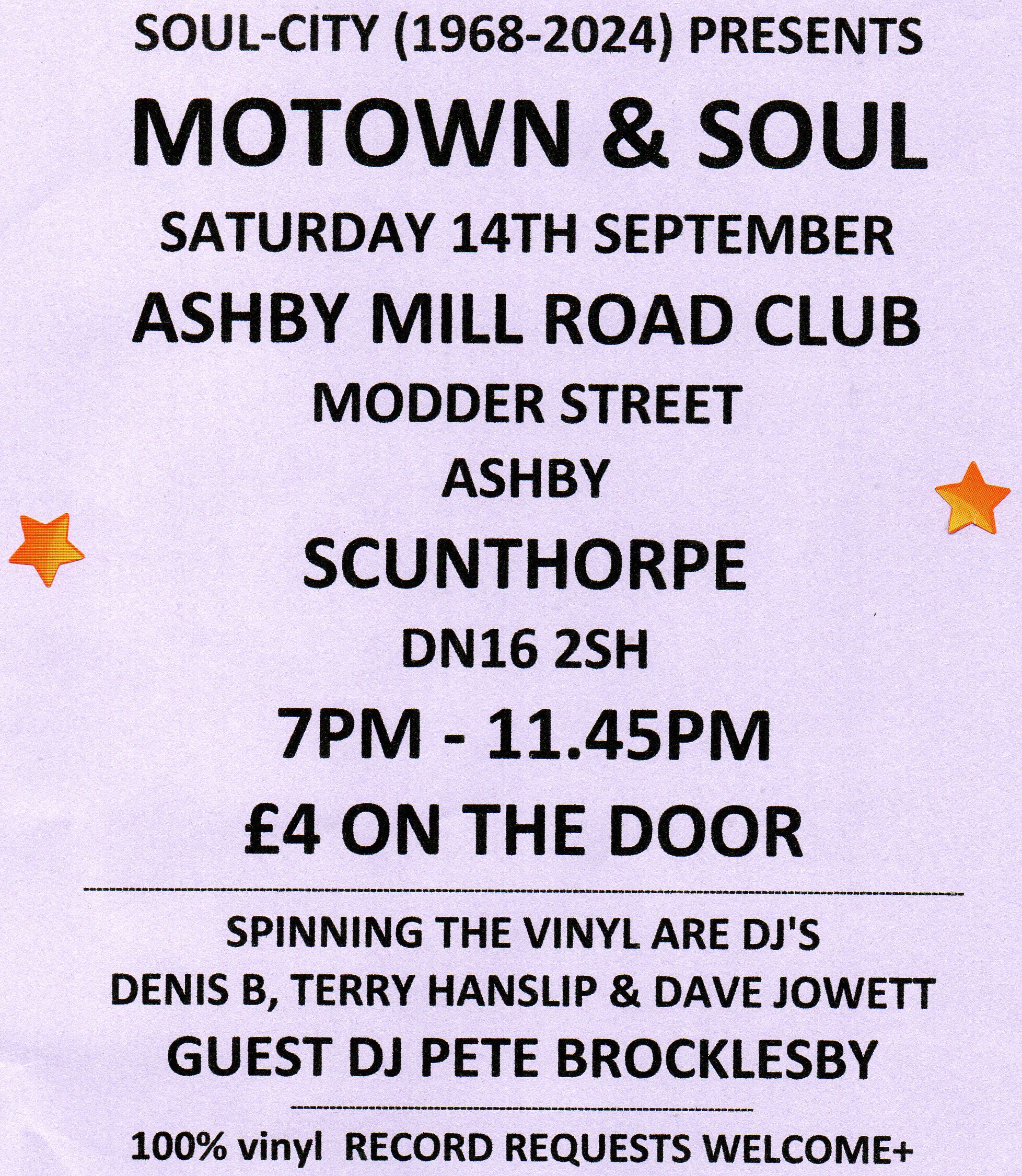 Scunthorpe Ashby Mill Road Club With Soulcity