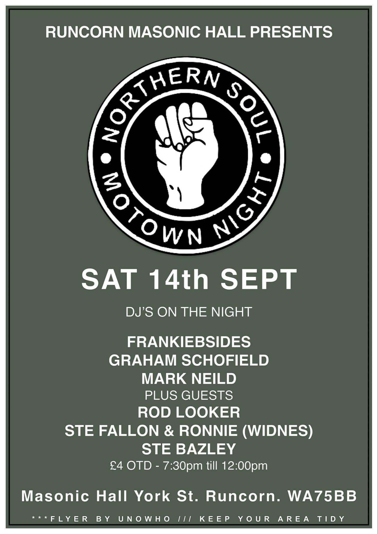 Northernsoul And Motown Night