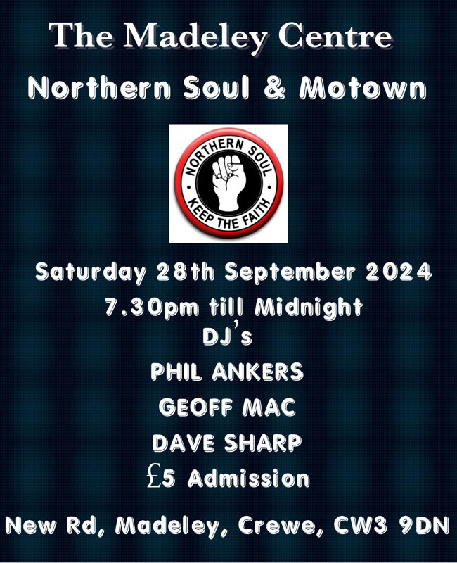 Madeley Northern Soul  Motown