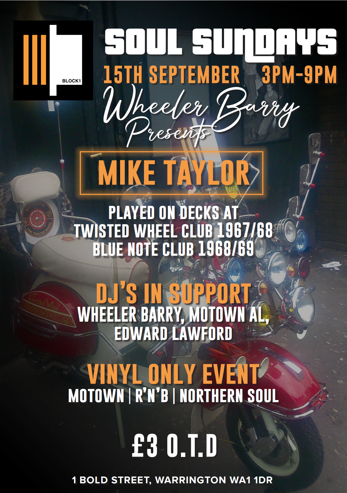 Block 1 Soul Sunday  Warrington