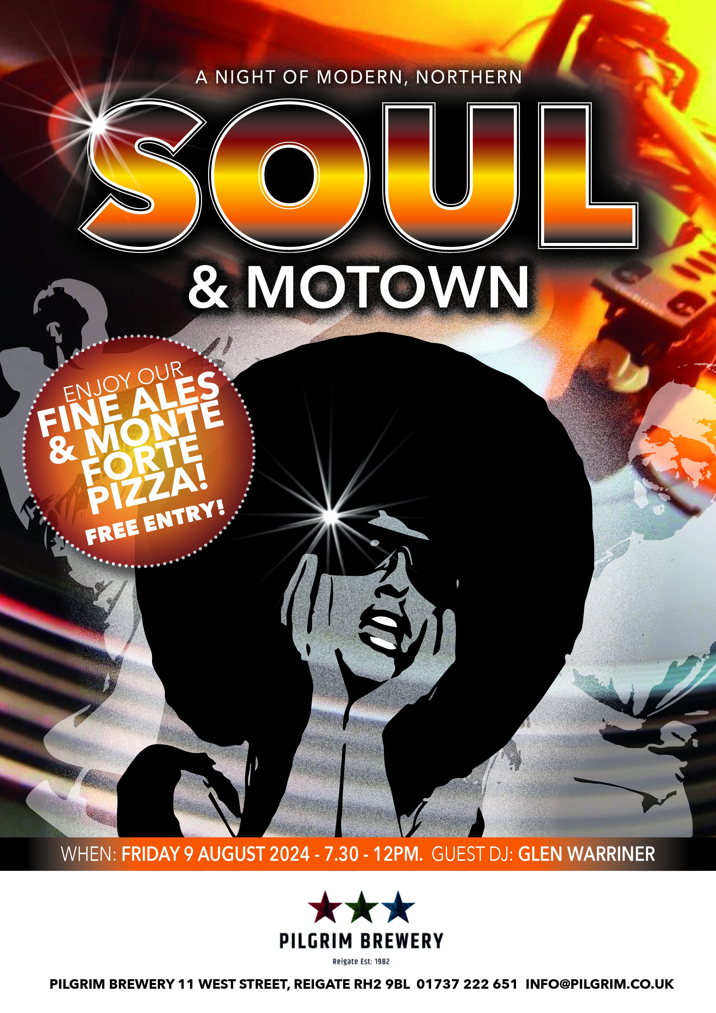 Northern Soul Motown And Modern Soul Night  At The Pilgrim