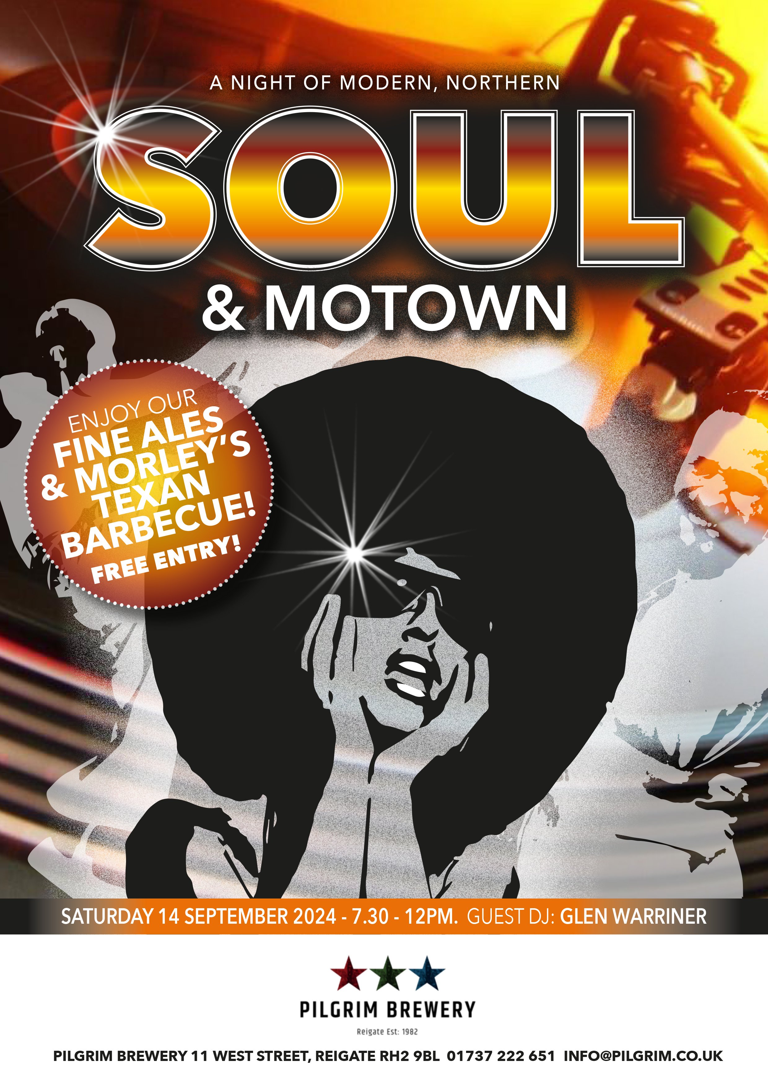 Northern Soul Motown And Modern Soul Night  At The Pilgrim