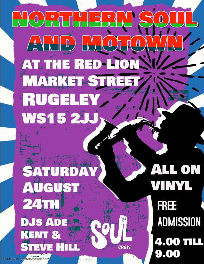Northern Soul  Motown  The Red Lion Rugeley