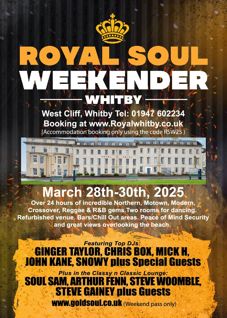 Royal Soul Weekender Whitby