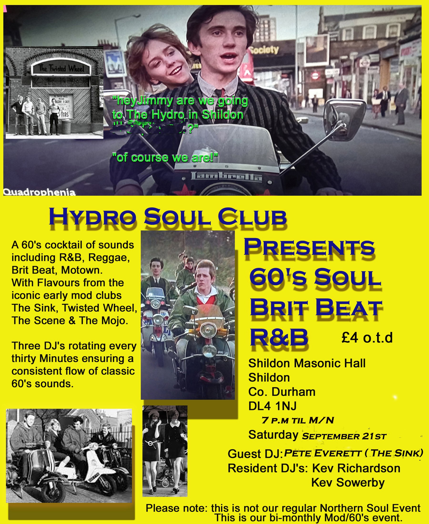 Hydro  Soul  Club 60s Brit Beat Rb Mod