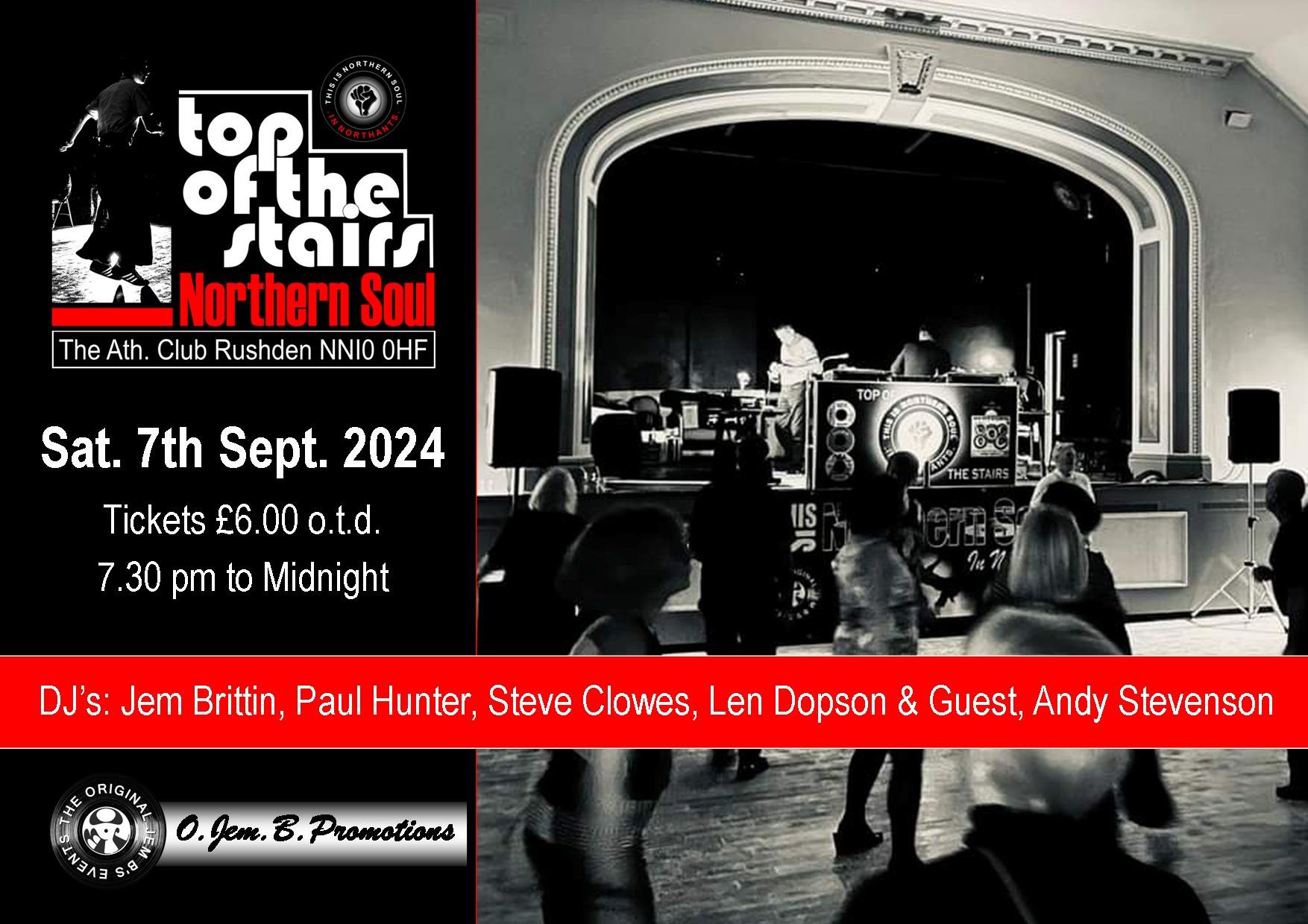 Top Of The Stairs Northern Soul Night