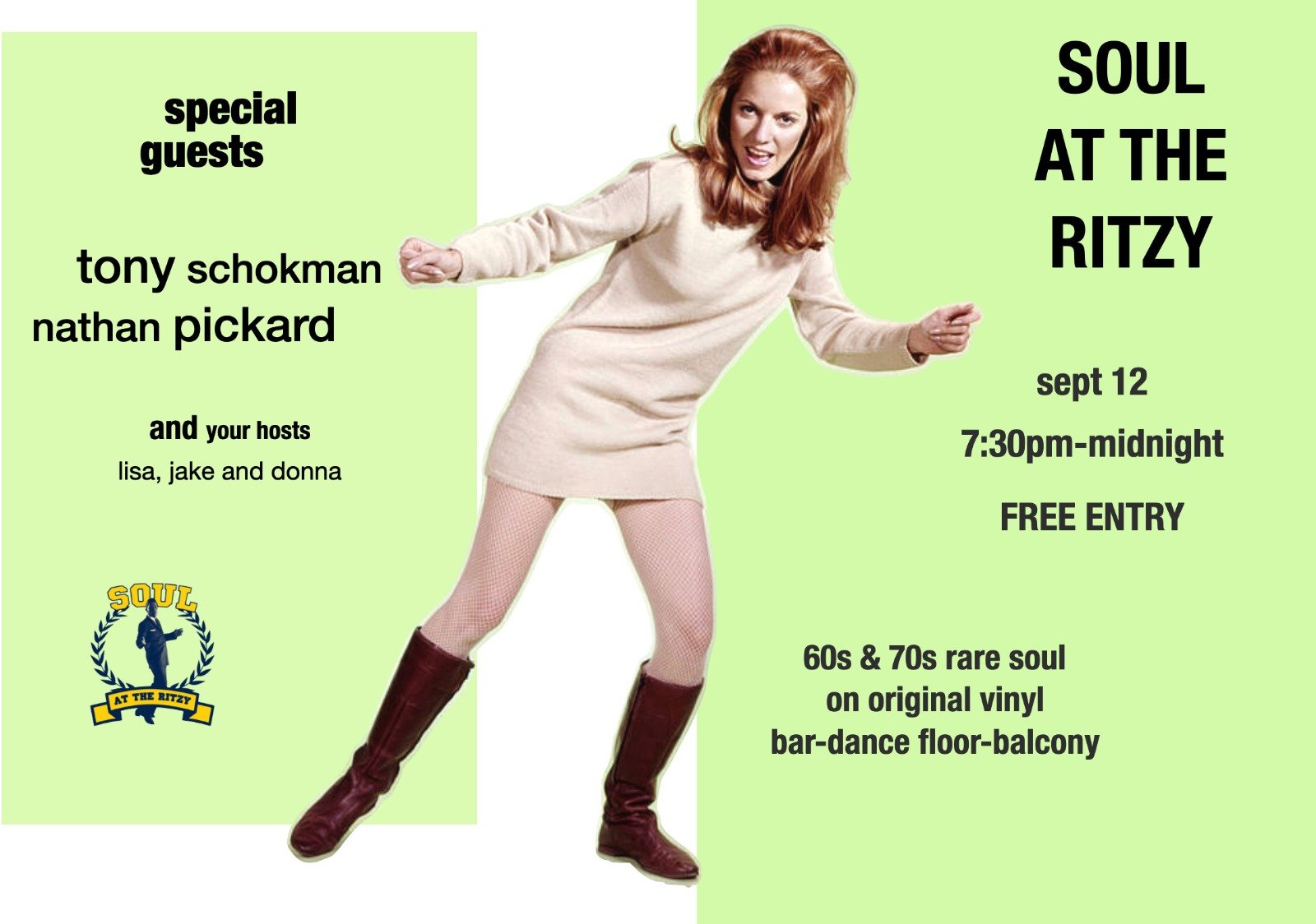 Soul At The Ritzy September Serious Party