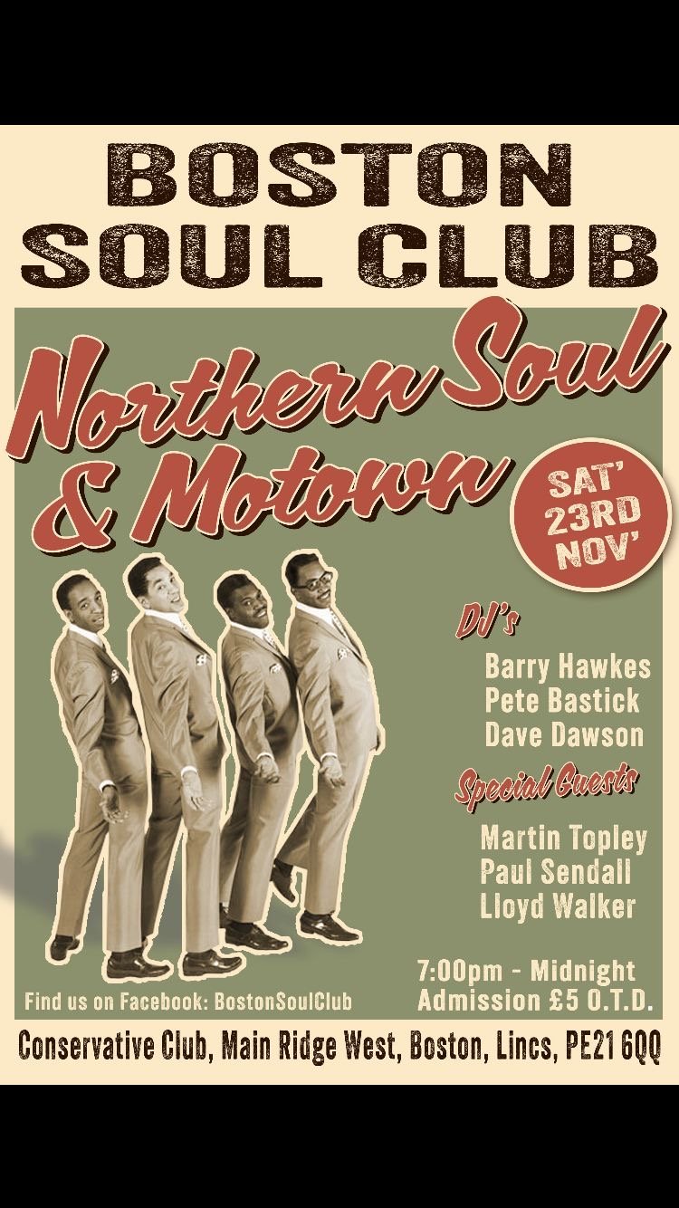 Boston Soul Club Northern Soul  Motown