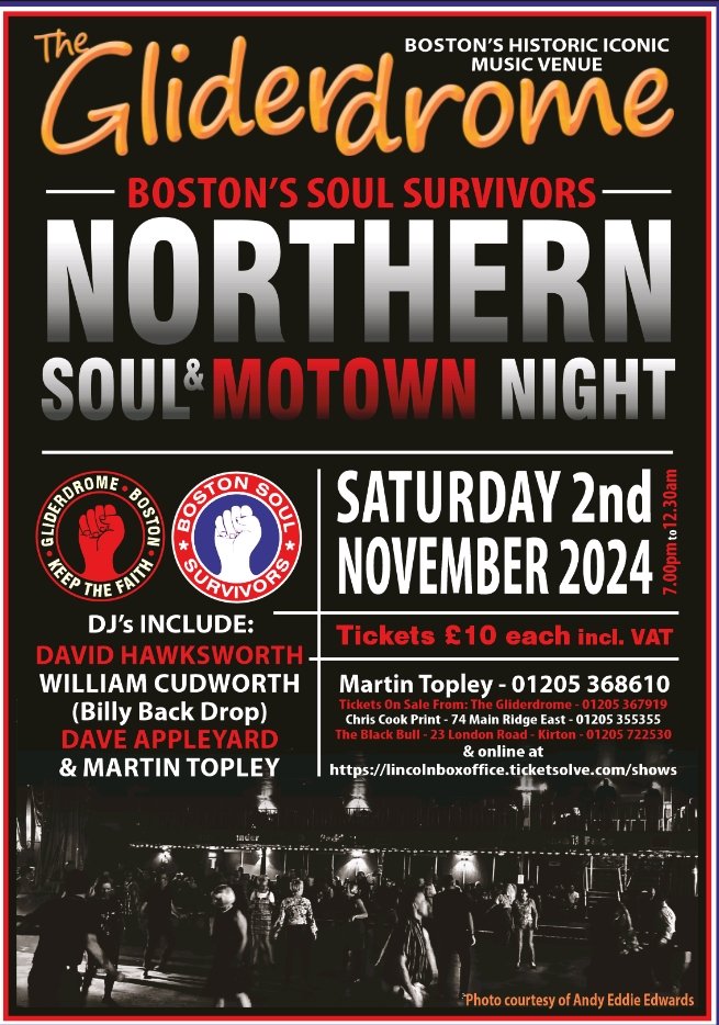 Boston Gliderdrome Northern Soul  Motown Night