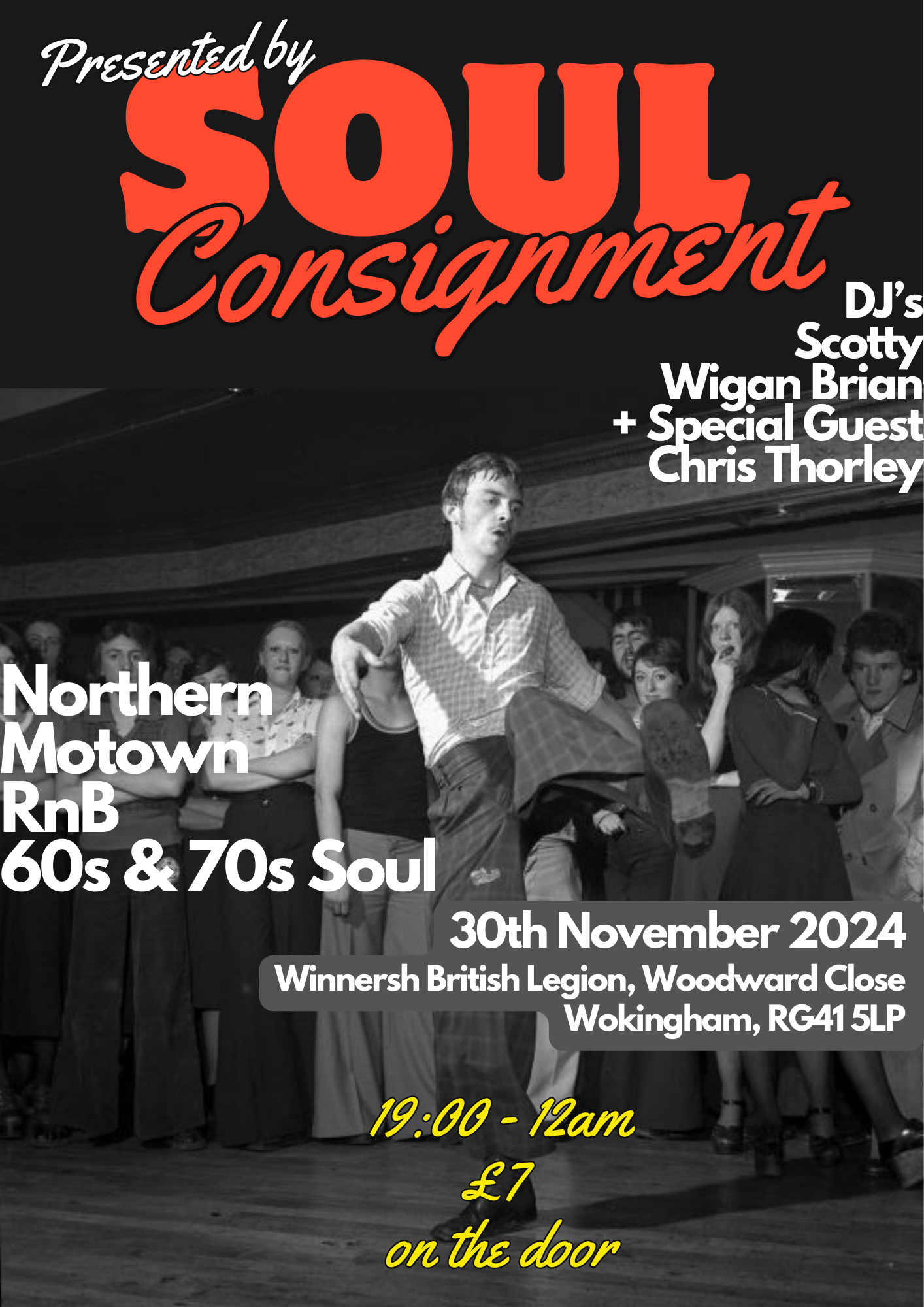 Soul Consignment  Winnersh Northern  Soul Night