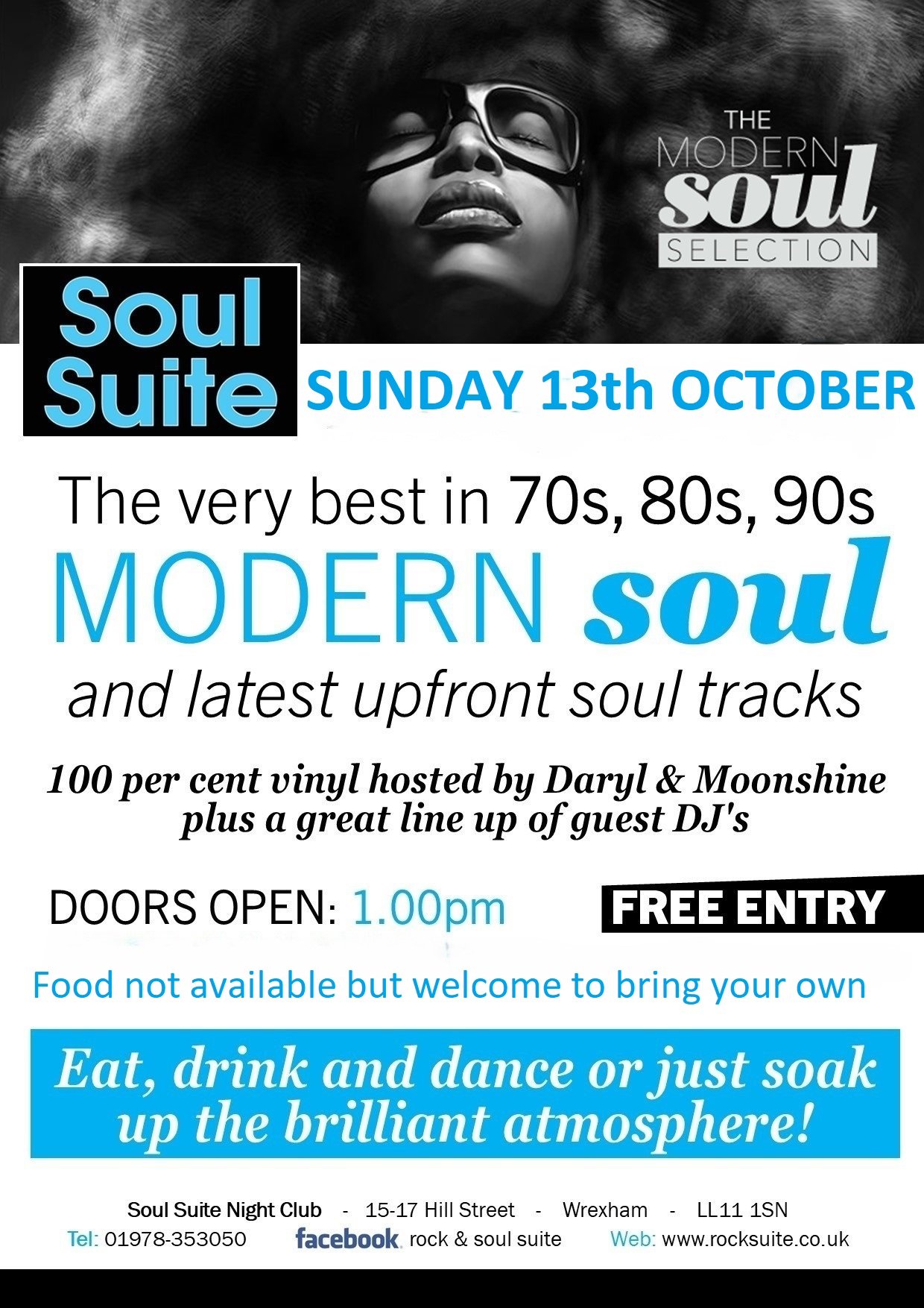 Cancelled Wrexham Modern Soul  At The Soul Suite
