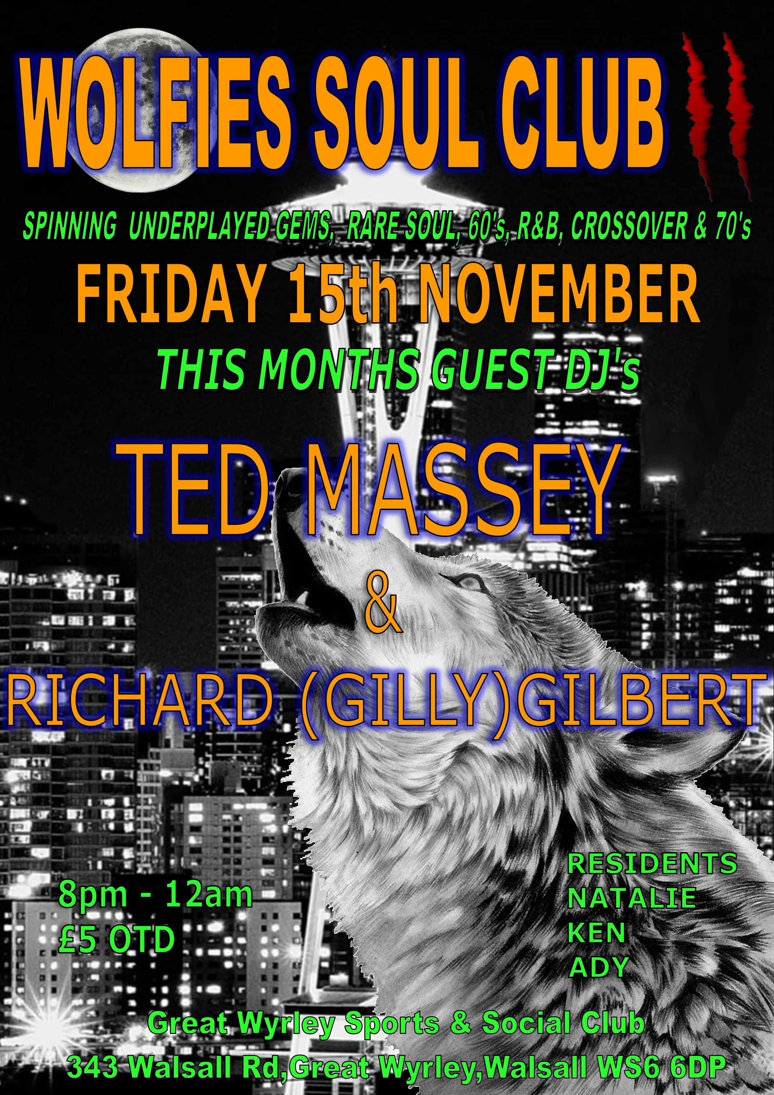Wolfies Soul Club  Gilly And Ted Massey