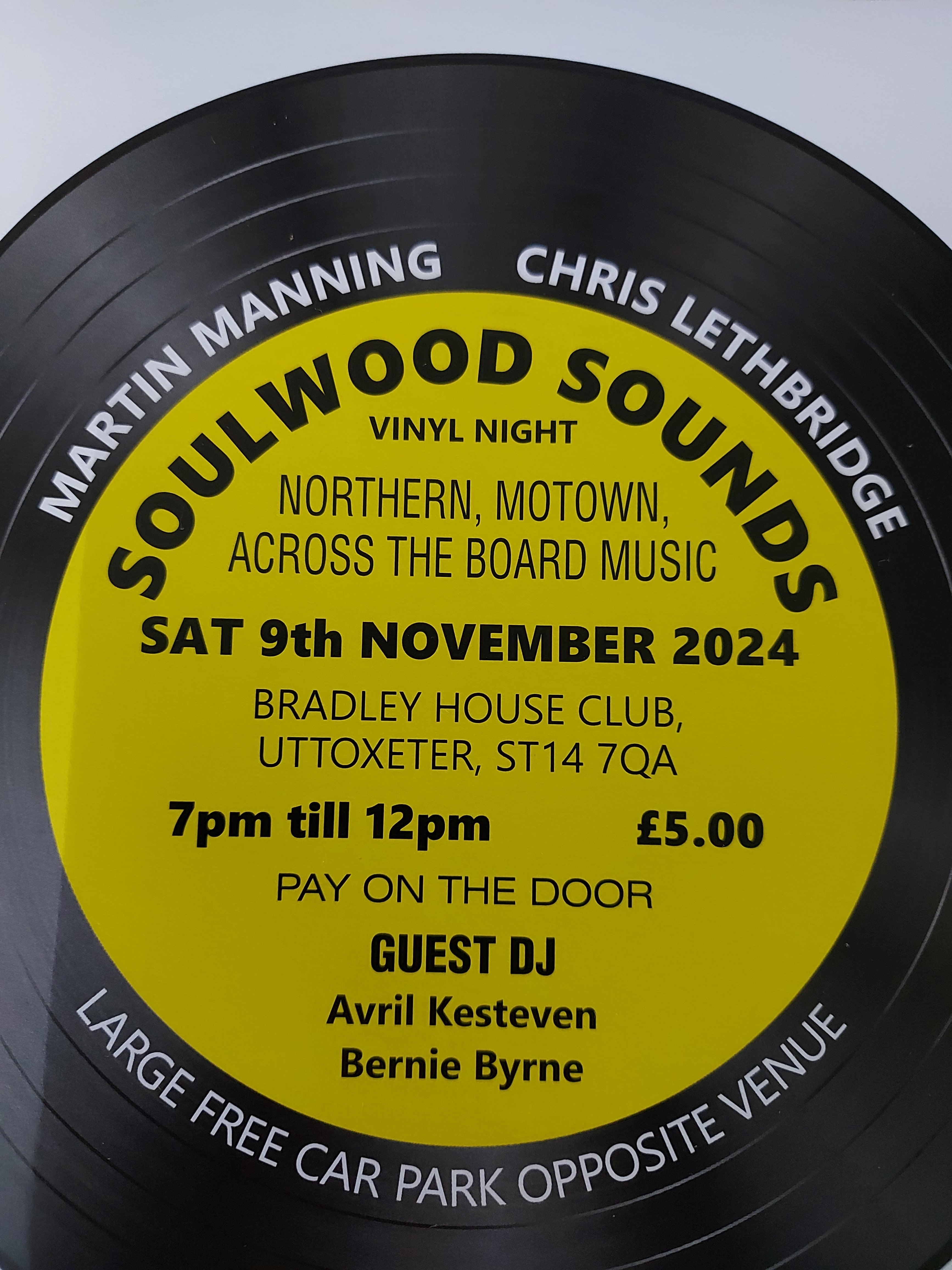 Soulwood Sounds Vinyl Saturday