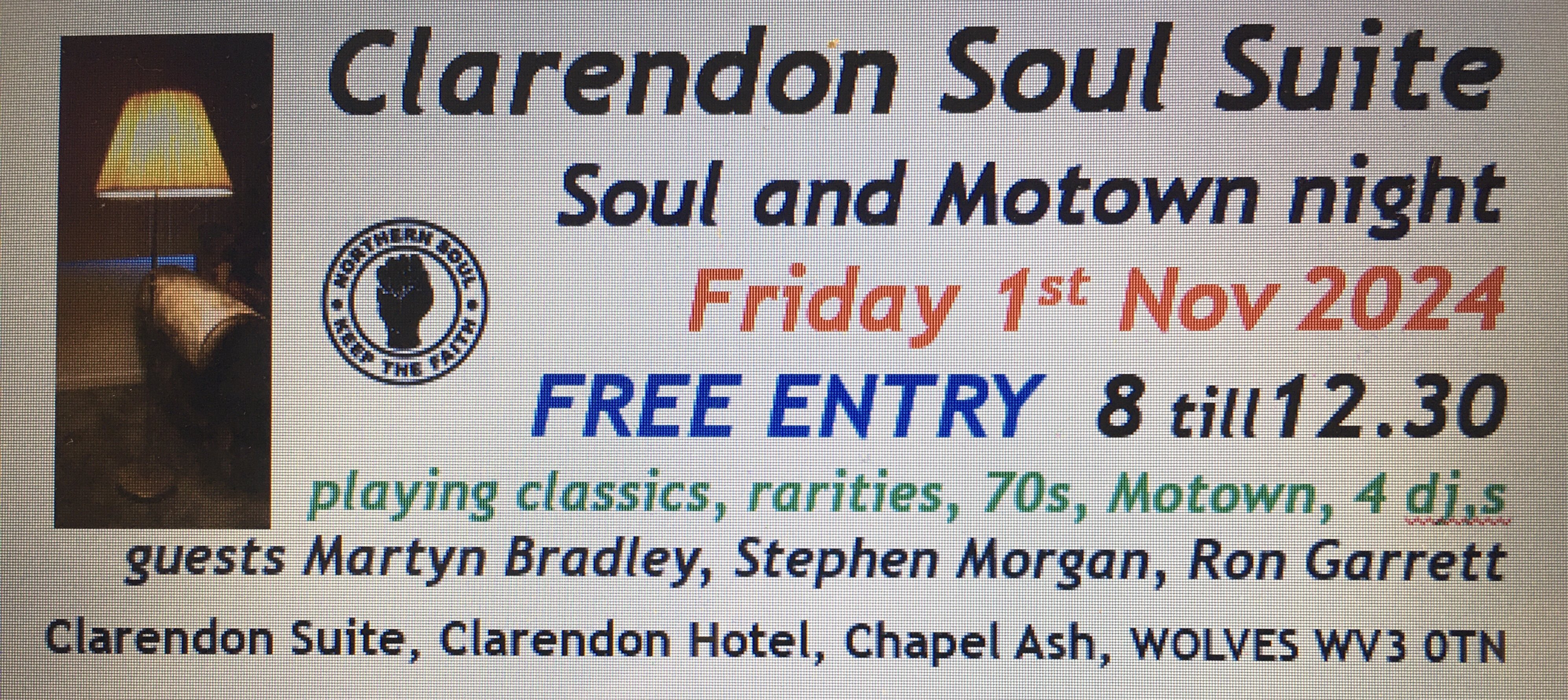Clarendon Soul Suite Wolverhampton