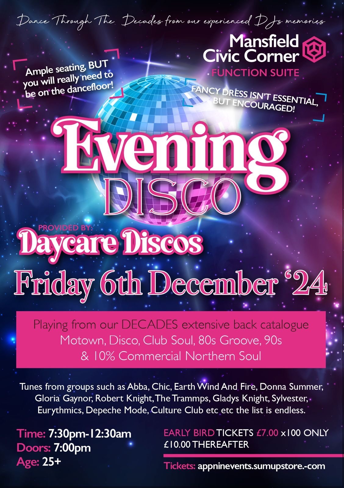 Mansfield Civic Disco Night