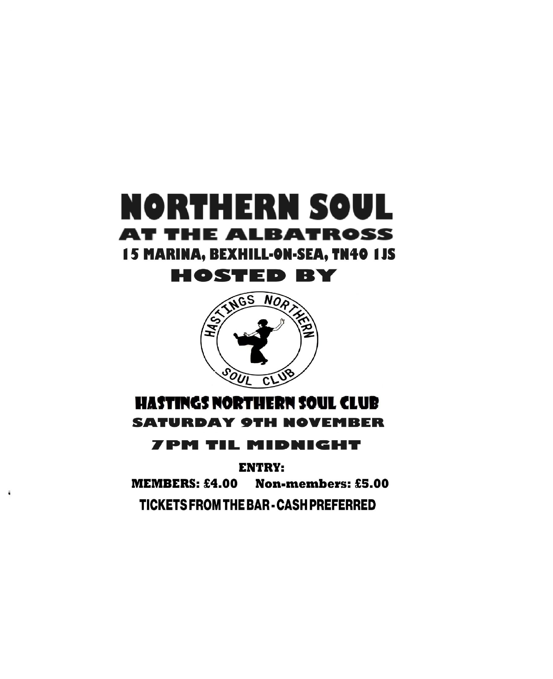 Northern Soul At The Albatross  Hosted By Hnsc