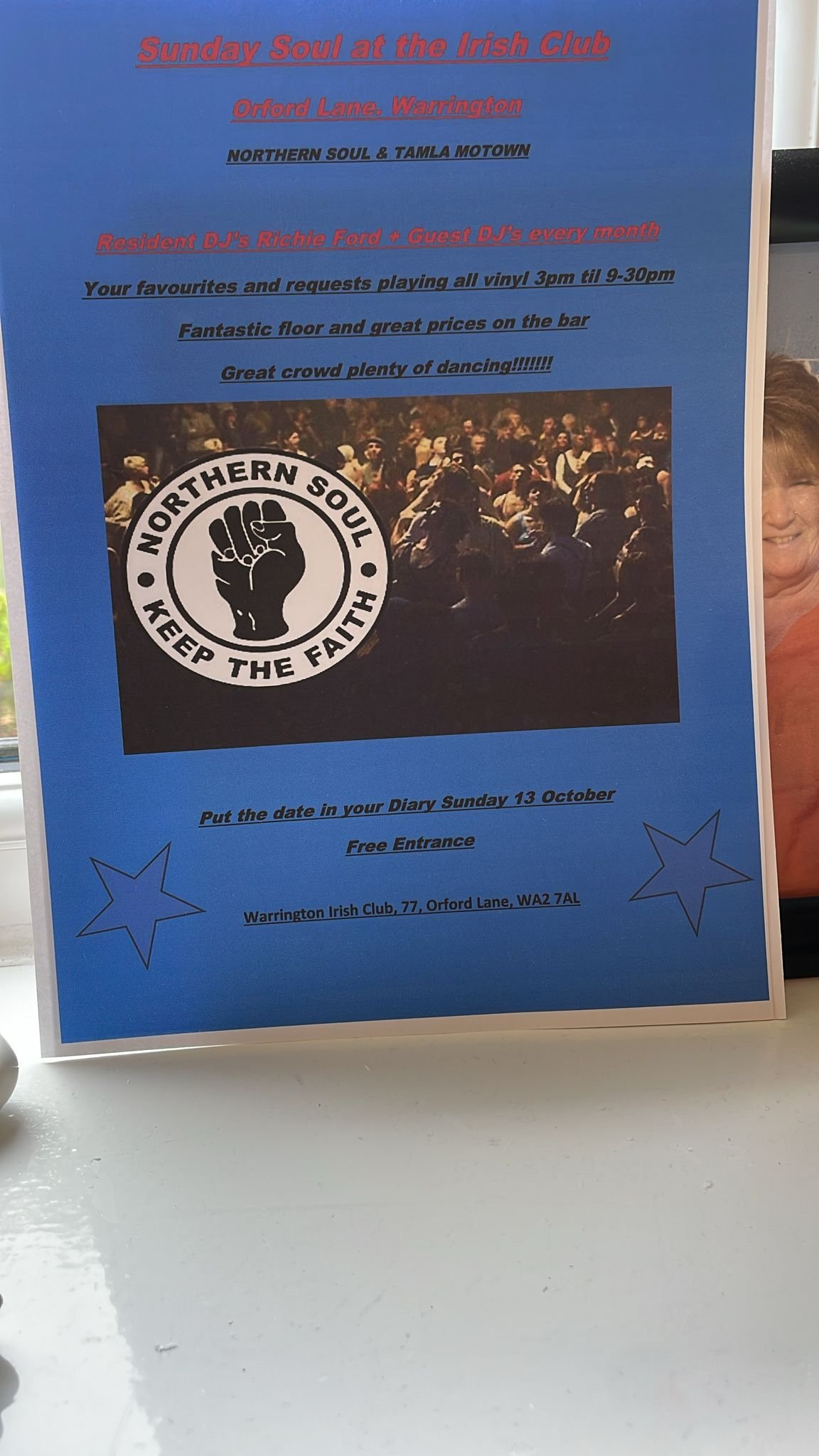 Soul And Motown Afternoon At Warrington Irish Club