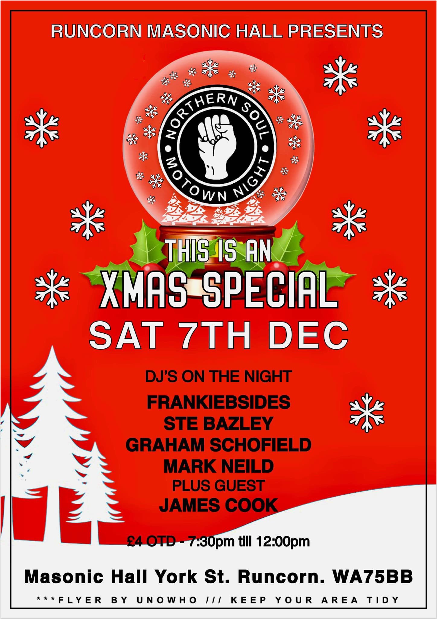 Xmas Special Northernsoul  And Motown Night