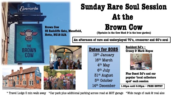 Brown Cow Rare Sunday Soul Session