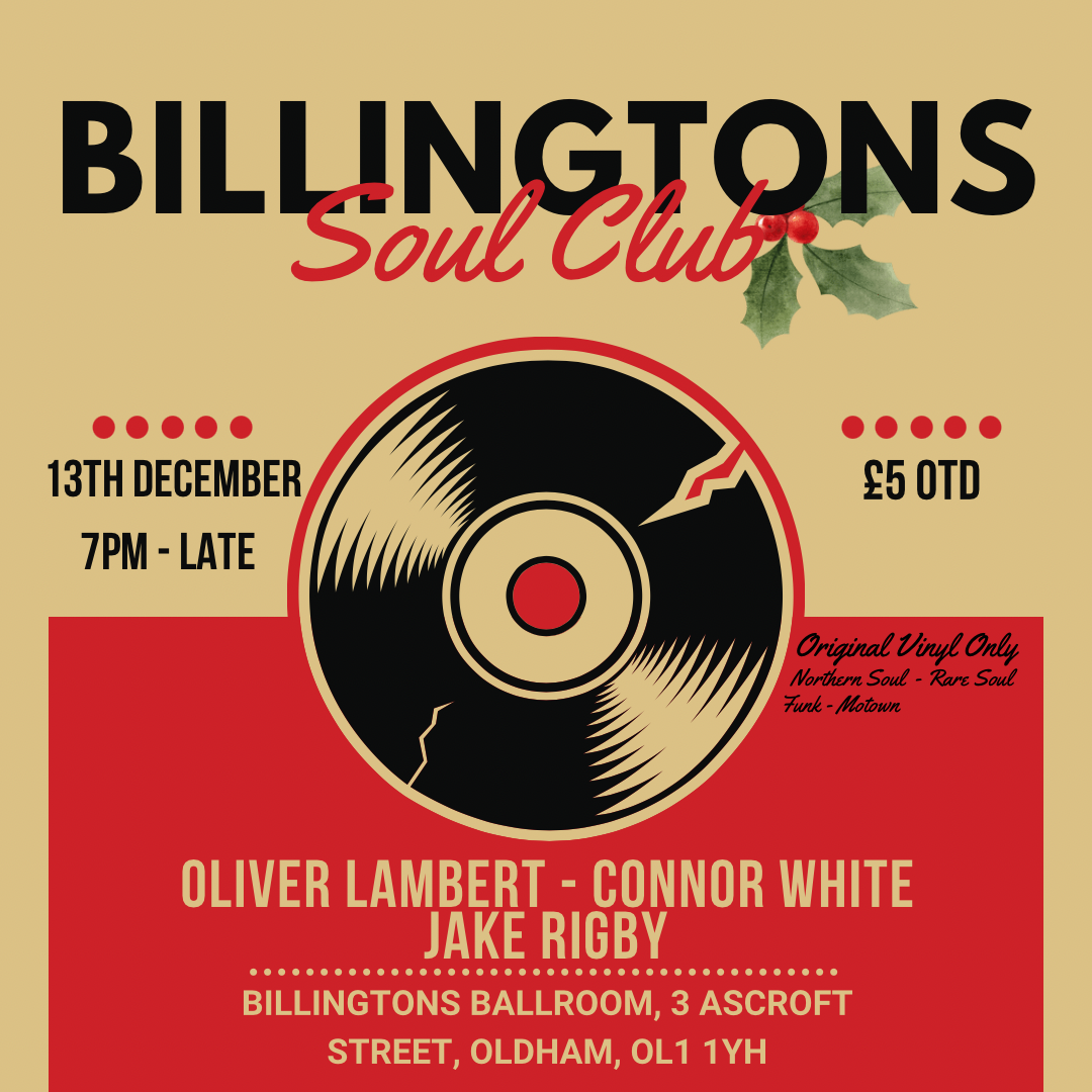 Billingtons Soul Club  Oldham
